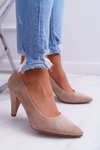 Women's Sergio Leone PB139 Beige Felice pumps