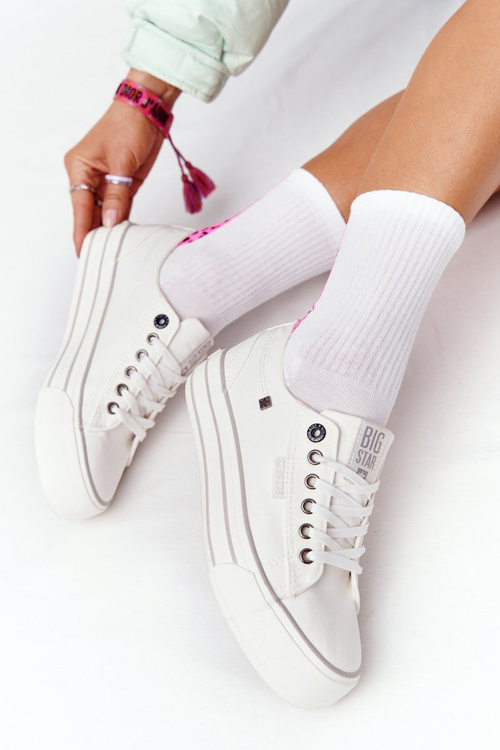 Women's Sneakers On A Platform BIG STAR HH274052 White