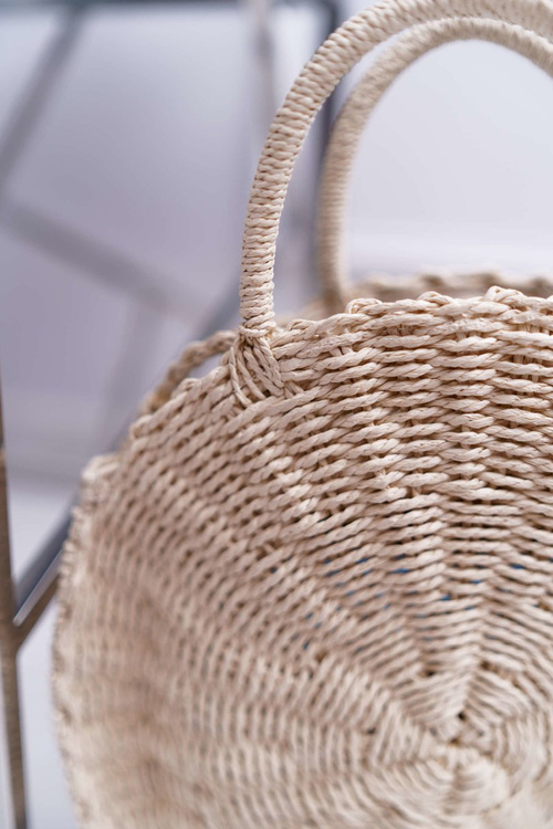 Women's Bag Braided Octario Beige