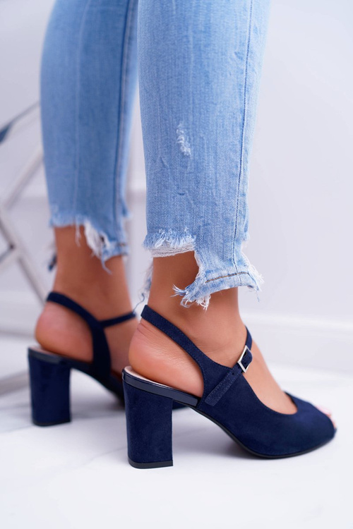 Women's Stiletto Sandals Sergio Leone SK808 Dali Blue