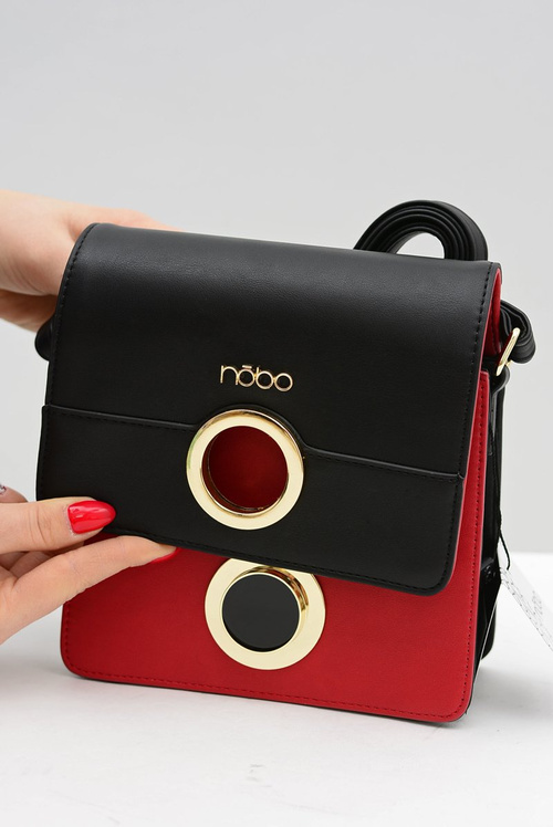 Nobo Women's Small Black Handbag Letter Bag