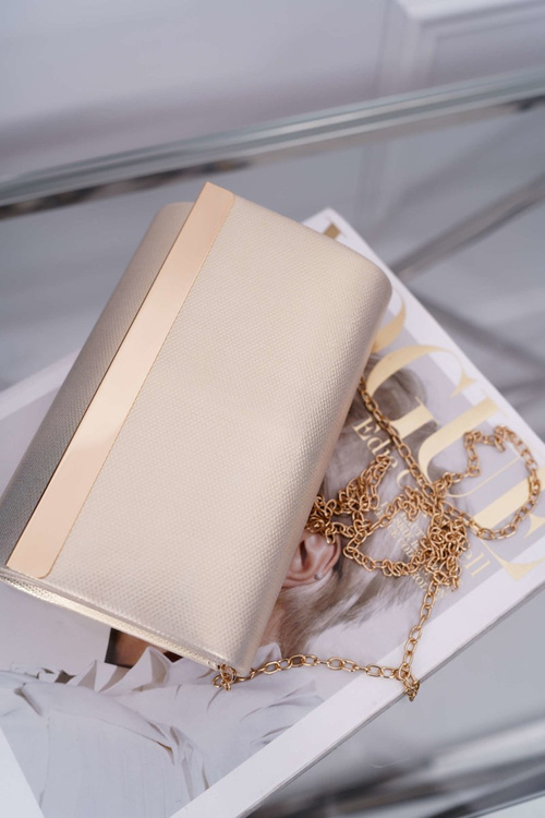 Women's Handbag Beige Elegant Clutch Bag