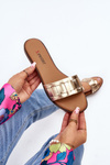 Women's Classic Flat Sandals Gold Namrita
