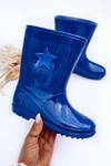 Child's Rubber Boots Blue Malvi