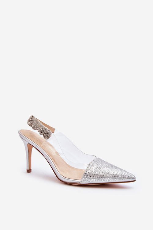 Pumps With Embellishment D&A MR1966-11 Silver