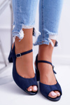 Women's Stiletto Sandals Sergio Leone SK808 Dali Blue