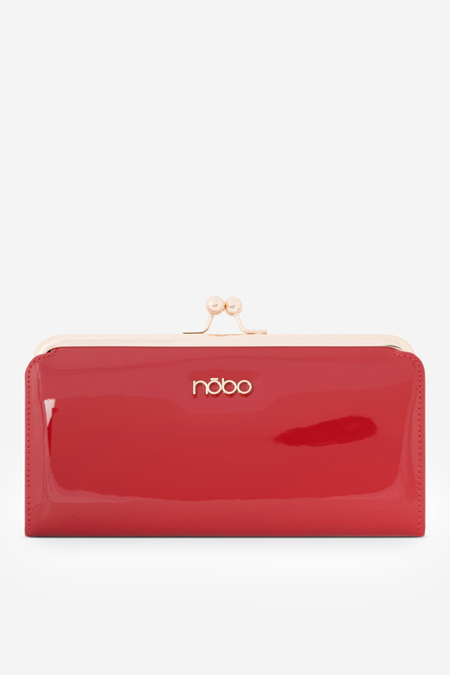 Lacquered Large Women's Wallet Nobo NPUR-LR0061-C005 Red