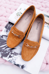 Women's Comfort Camel Suede Moccasins Anzio