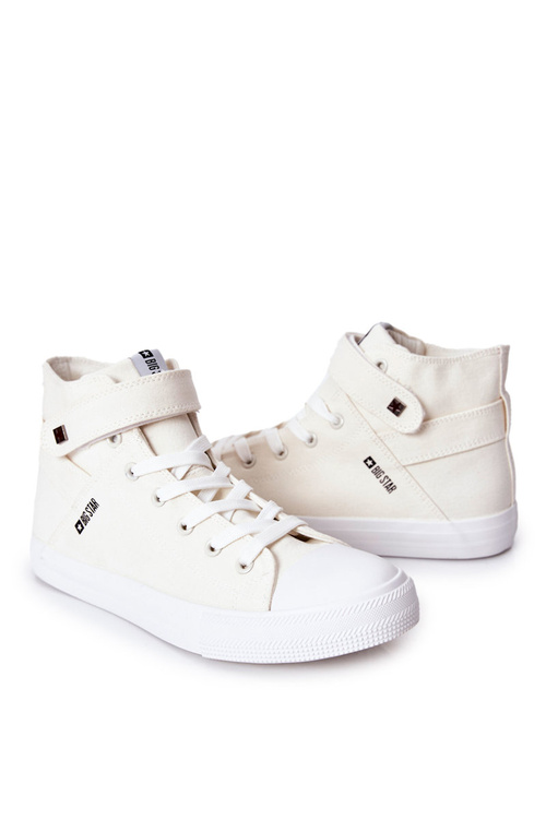 High Sneakers Tied Big Star FF174140 White