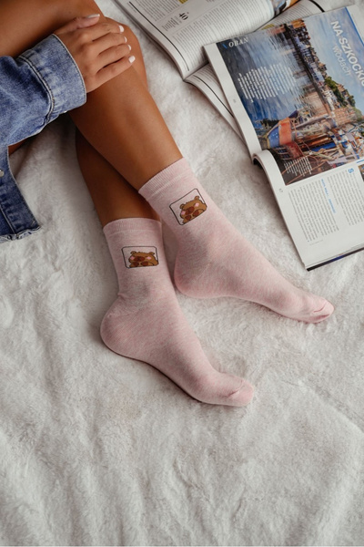 Women's Socks Kapibara Pink