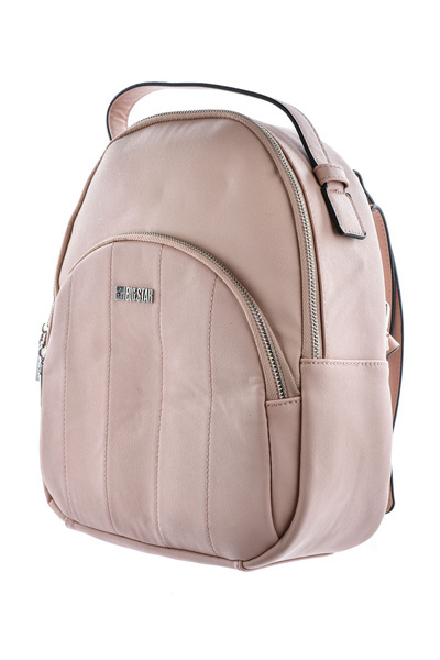 Women's Leather Backpack 2in1 Big Star LL574098 Pink