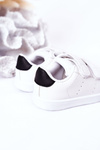 Children's Sneakers With Velcro White-Black California