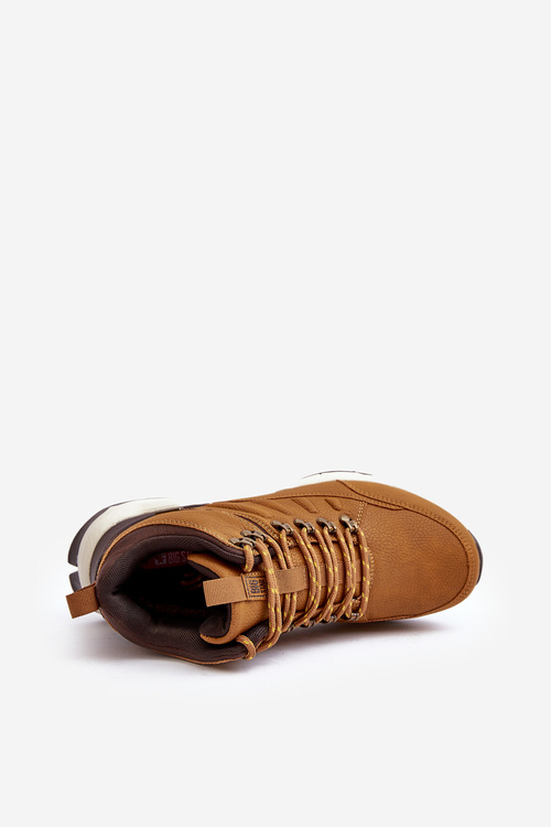 Men's Padded Sneakers Brown Big Star MM174158