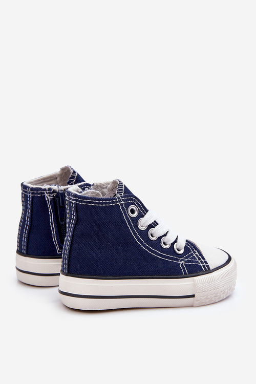 Children's High Sneakers navy blue Filemon