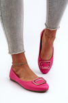 Baleriny Z Ozdobą Eko Skóra Fuksja Enicoria 9988-72