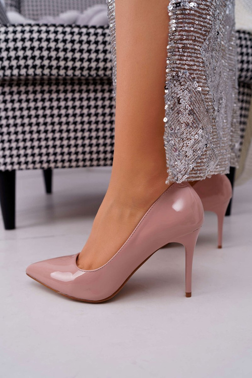 Women's Lu Boo Stilettos Pointed Mirrored Pink Lanthe