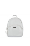 Leather Backpack Big Star JJ574125 White