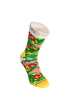 Rainbow Socks Pizza 4 Pairs Hawaiian Pepperoni Italian