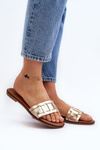 Women's Classic Flat Sandals Gold Namrita