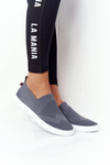 Women's Slip-on Sneakers Big Star FF274A607 Grey