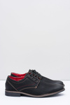 Men's Black Nubuck Kimel Half Shoes