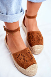 Women’s Espadrilles On Platform Camel Palermo