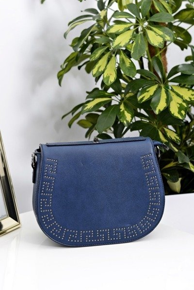 Women's Navy Blue Handbag Shoulder Letter Bag