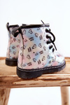 Children's Glitter Boots With Patterns Multicolor Reggie
