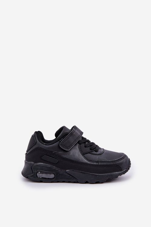 Children's sneakers with velcro in black Krissandra