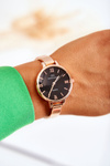 Giorgio & Dario Bracelet Watch With Black Dial Rose Gold