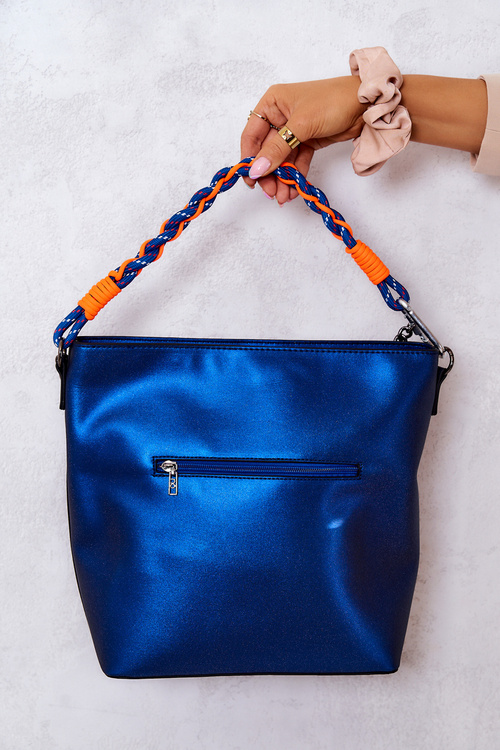 Classic Leather Handbag Nobo M1280-C012 Navy blue