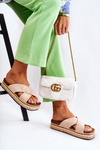 Women's Suede Slippers On The Platform Beige Jossie
