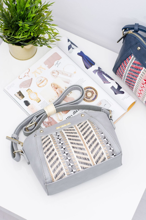 Monnari Stylish Gray Classic Handbag