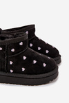 Children's Snow Boots With Hearts Black Gracina