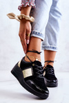 Women's Suede Sport Shoes On a Wedge Black Larson