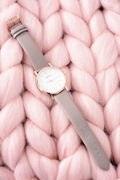 Leather Brown Women's Ernest Analog Watch