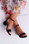 Women's Stiletto Sandals Black Zephira