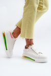 Women's Leather Sneakers GOE NN2N4029 White