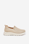 Women Fabric Slip-On Sneakers Beige Adiora