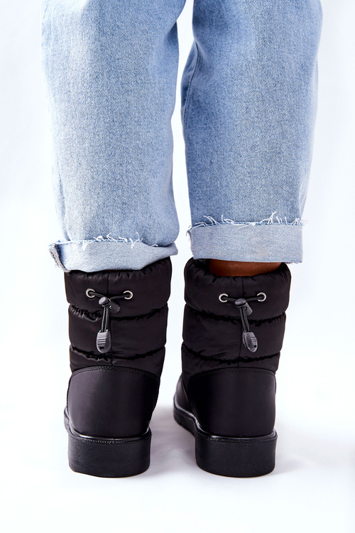 High Boots Slip-on Snowboots Black Cathy