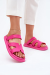 Women's Rubber Slides With Strap Fuchsia Tavirae