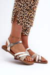Women's Sandals Made of Eco Leather Sergio Leone SK085H White