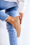Women's Suede Loafers Beige Millare