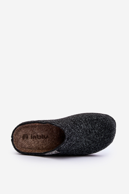 Men's Home Shoes Slippers Inblu CR000015 Dark Gray