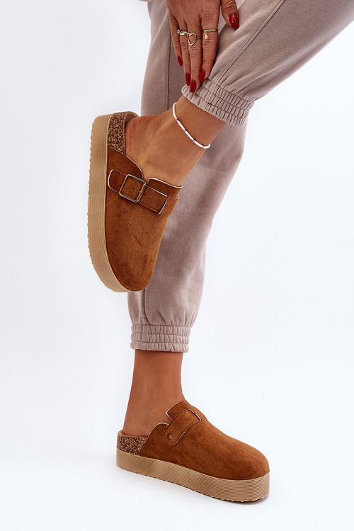 Women's Platform Clogs Camel Jorffia
