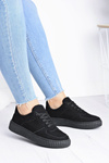 Black Suede Platform Creepers Maine