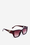 Women's Sunglasses with Decorative Details UV400 Brown