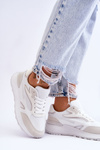 Women's Platform Sports Shoes White Henley