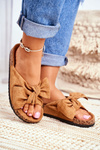 Camel Cork Lining Flip Flops Wendy