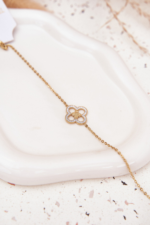 Women's Bracelet Made of Surgical Steel Gold